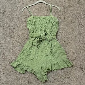 Vestique ruffled romper